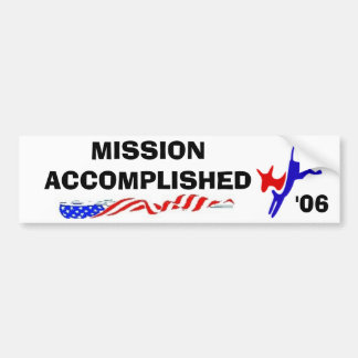 150px-Democratslogo.svg, FLAG2, FLAG2, MISSION ... Bumper Sticker