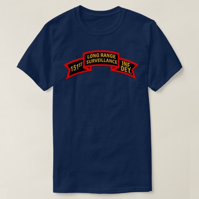 151st Inf LRSU Scroll Surveillance T-Shirt (Design Front)
