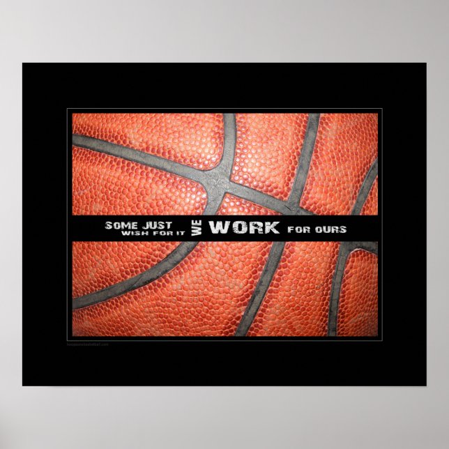 #152 (Matte) Basketball Poster (Front)