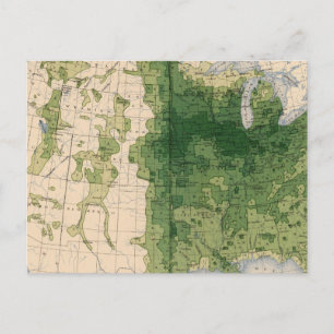 153 Grains/sq mile Postcard