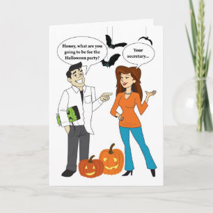 #153 Halloween Party Card