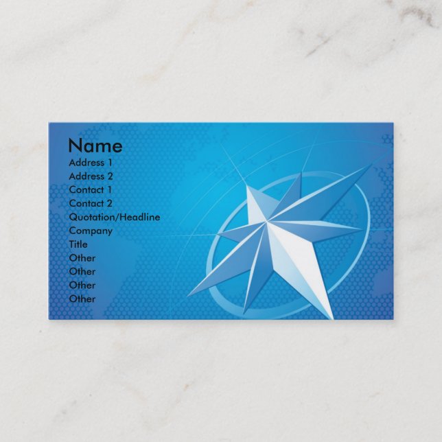 153 , Name, Address 1, Address 2, Contact 1, Co... Business Card (Front)