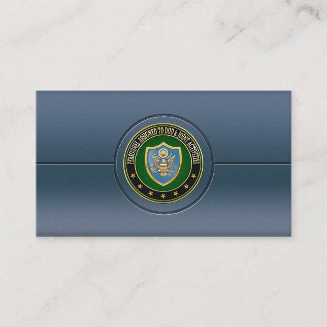 [154] DOD & Joint Activities CSIB Special Edition Business Card (Front)