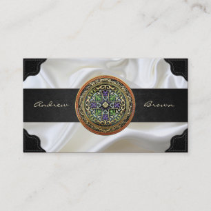 [154] Treasure Trove: Celtic Cross Business Card
