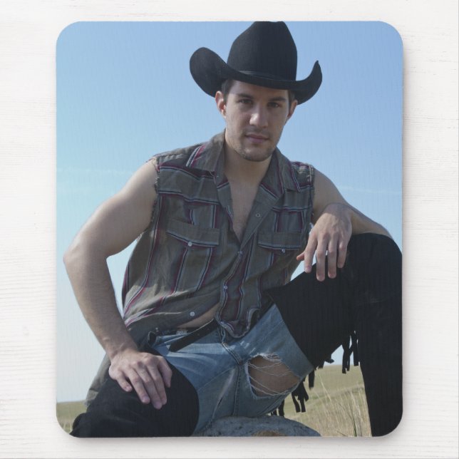 15631-RA Cowboy Mouse Pad (Front)