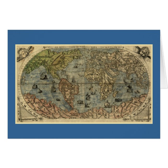 1565 Ferando Berteli (Fernando Bertelli) World Map (Front Horizontal)