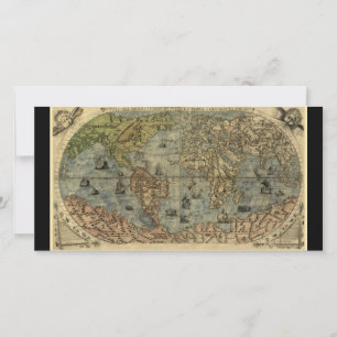 1565 Ferando Berteli (Fernando Bertelli) World Map