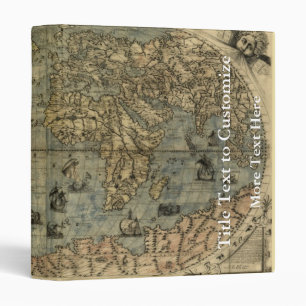 1565 Ferando Berteli (Fernando Bertelli) World Map Binder
