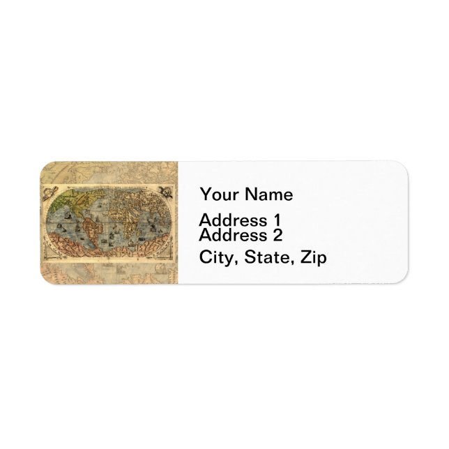 1565 Forlani AntiquevWorld Map Renaissance  (Front)