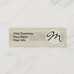 1565 Forlani AntiquevWorld Map Renaissance  Mini Business Card