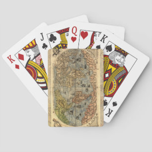 1565 Forlani AntiquevWorld Map Renaissance  Playing Cards