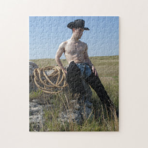 15693-RA Cowboy Jigsaw Puzzle