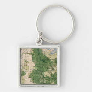 156 Wheat/sq mile Keychain