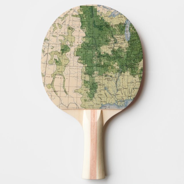 156 Wheat/sq mile Ping Pong Paddle (Front)