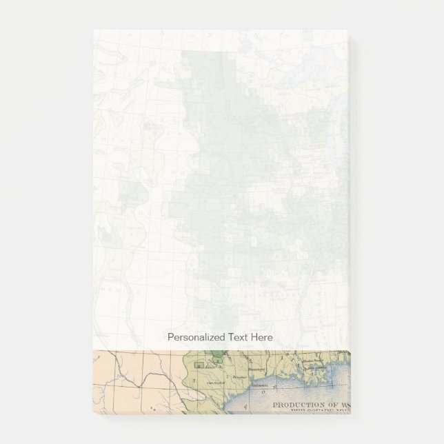 156 Wheat/sq mile Post-it Notes (Front)