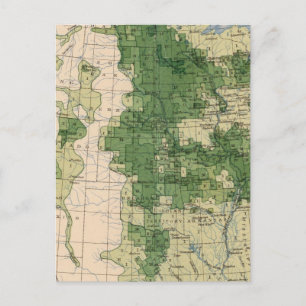 156 Wheat/sq mile Postcard