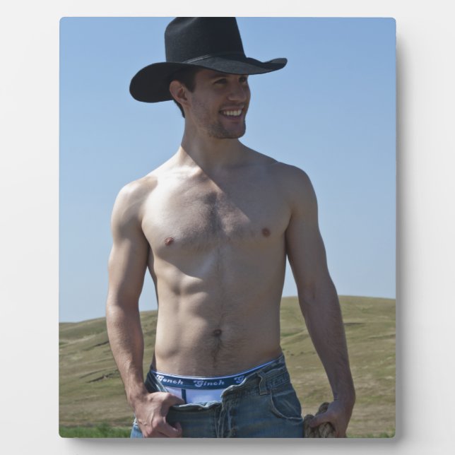 15746-RA Cowboy Plaque (Front)