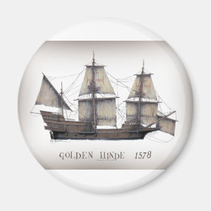 1578 Golden Hinde Magnet