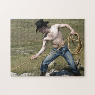 15807-RA Cowboy Jigsaw Puzzle