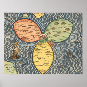 1581 - Bunting World CloverLeaf Poster