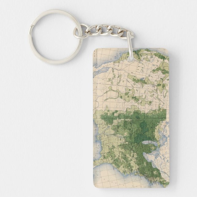 158 Oats/sq mile Keychain (Front)