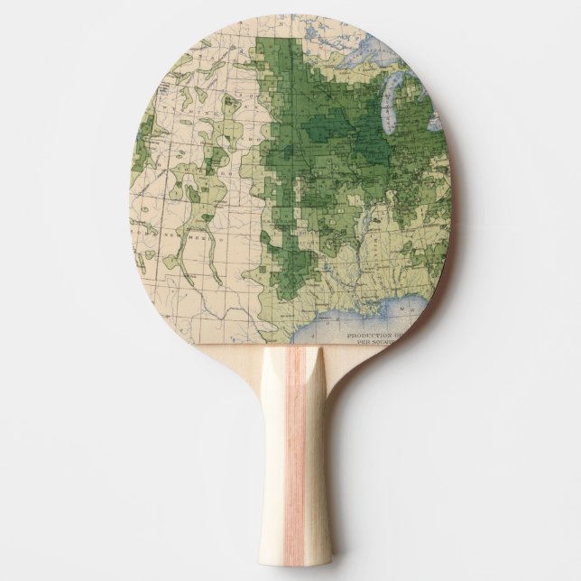 158 Oats/sq mile Ping Pong Paddle (Front)