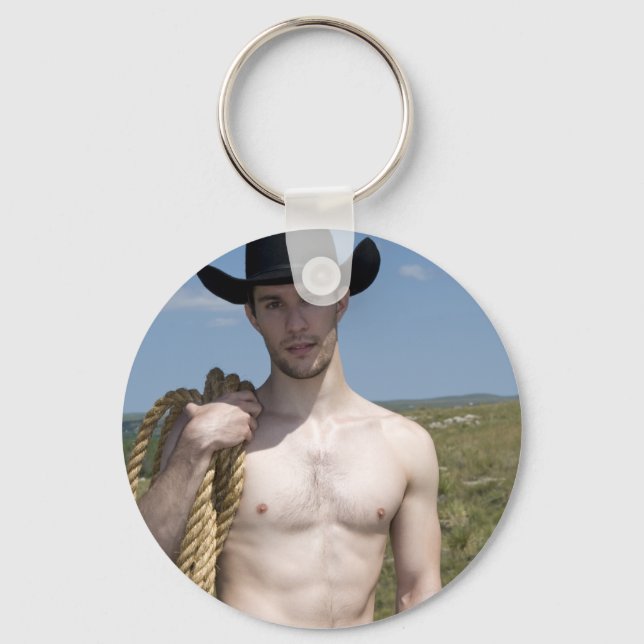 15974-RA Cowboy Keychain (Front)