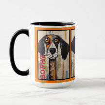15 Abstract Kitty Personalized Mug