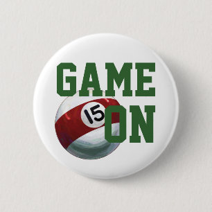 15 Ball 2 Inch Round Button