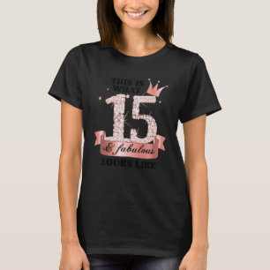 15 & Fabulous I Rose And White Party Group Candid  T-Shirt