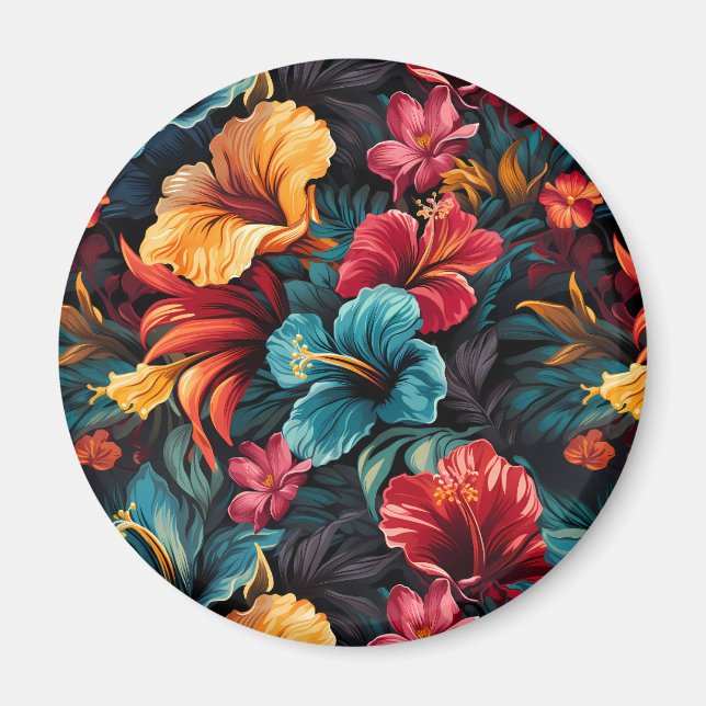 #15 Floral Pattern Magnet (Front)