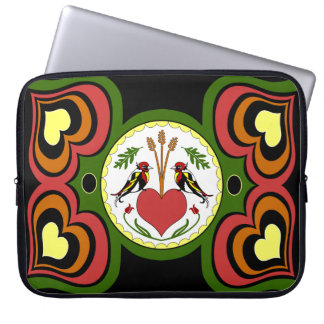 15 inch Laptop Sleeve, Long Happy Relationship Hex Sleeve