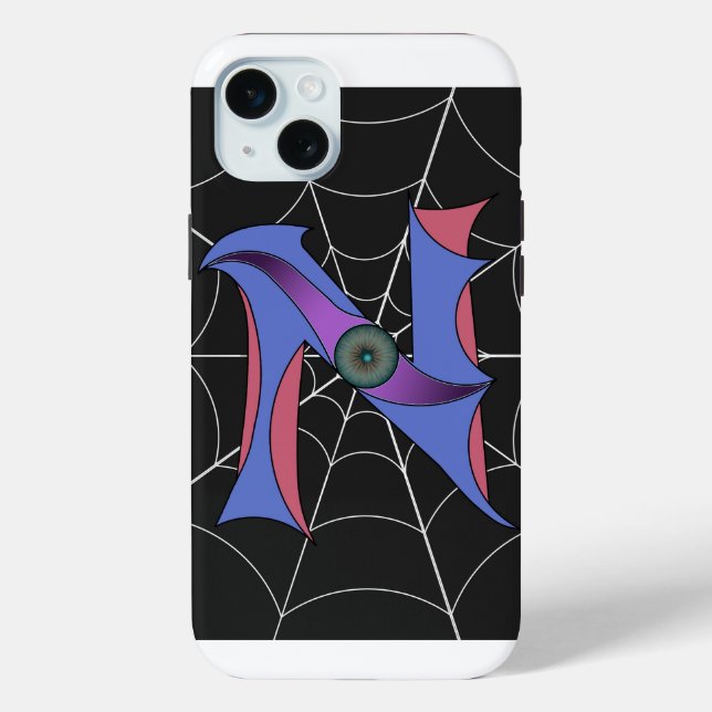 15 Mini Couverture de couverture coque iphone avec monogra (Verso)