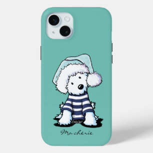 15 Mini Français KiniArt Noël Westie Chien coque iphone