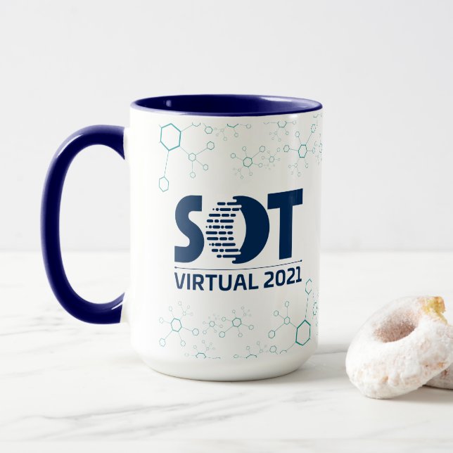 15 oz Coffe Mug-2021 Annual Meeting (Molecule) Mug (With Donut)