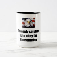 15 oz. Coffee Mug w/ Bald Eagle w/ The only