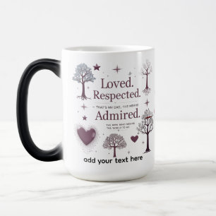 15 oz Personalized Morphing Mug for Dad
