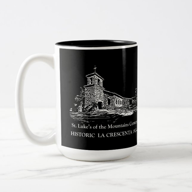 15 oz Two Tone Mug Historic St Luke's (Left)