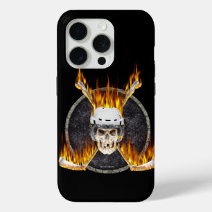 15 Pro Brûler bâtons de hockey iPhone 5 coque