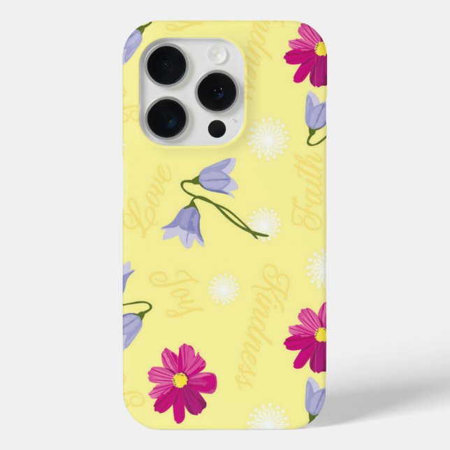 15 Pro Coque iphone Floral Apple (Verso)