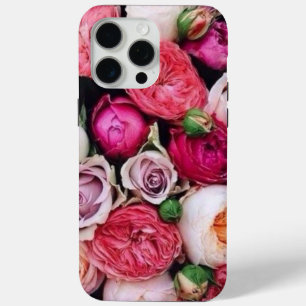 15 Pro Max Coloré élégant coque iphone floral