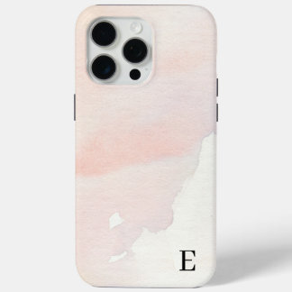 15 Pro Max Coque iphone Aquarelle Soft Blush Elegant