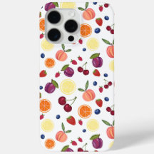 Coque iphone de fruits d'aquarelle