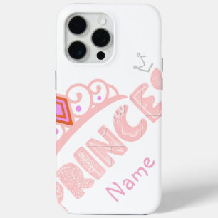 15 Pro Max Coque iphone de nom de princesse personnalisé - De