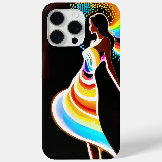 15 Pro Max Rainbow serenity iPhone / coque ipad (Verso)