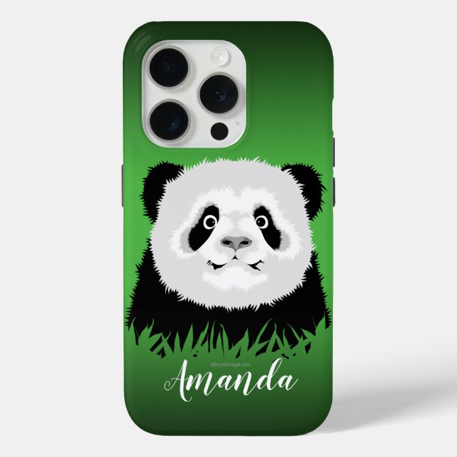 15 Pro Panda Bear Coque-Mate coque iphone (Verso)
