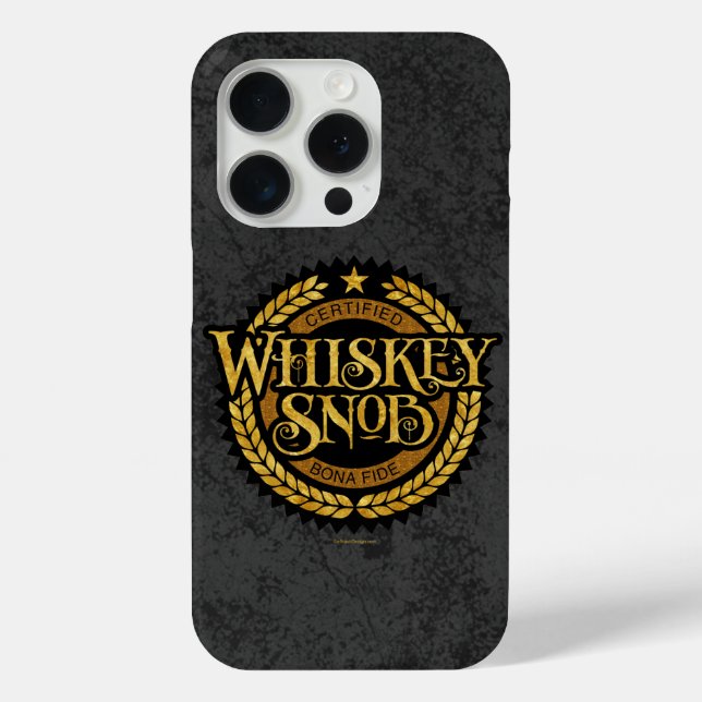15 Pro Whiskey Snob Coque-Mate coque iphone (Verso)