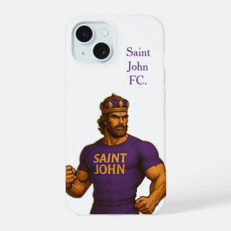 15 Saint John FC Iphone Cover. iPhone 15 Case