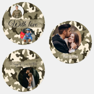 15-set Photo Camouflage Brown, Tan Earthy Shades