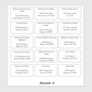 15 Simple Individual Guest Name Address